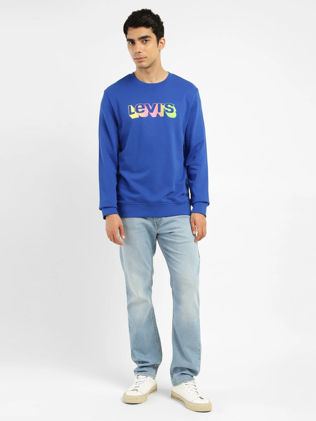 Men's Brand Logo Crew Neck Sweatshirt - Image 6