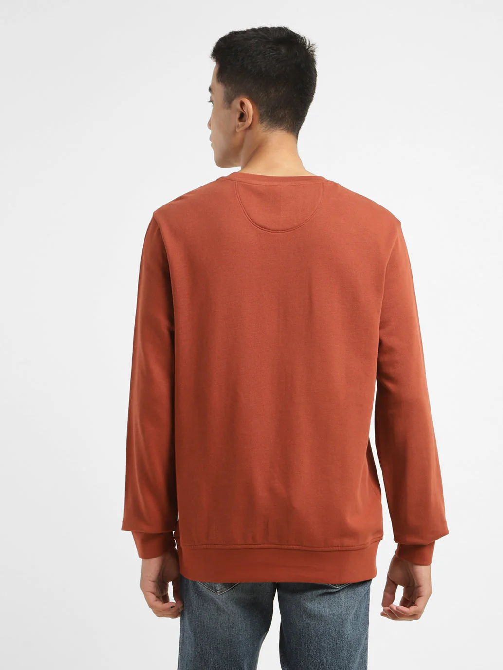 Men's Brand Logo Crew Neck Sweatshirt - Image 3