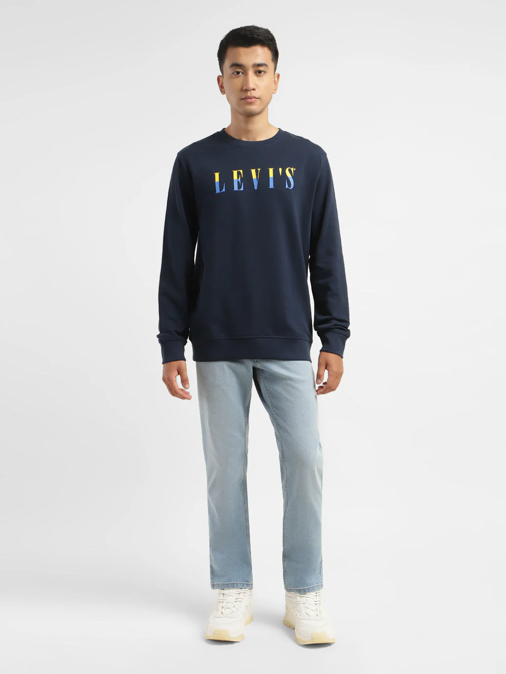 Men's Brand Logo Crew Neck Sweatshirt - Image 6