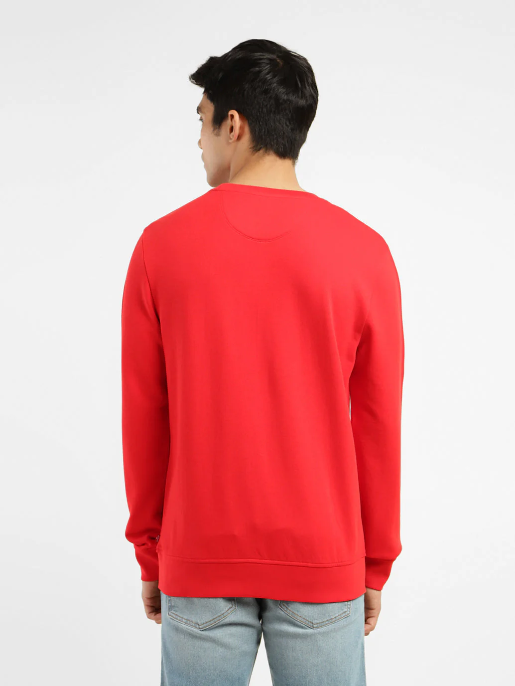 Men's Brand Logo Crew Neck Sweatshirt - Image 3