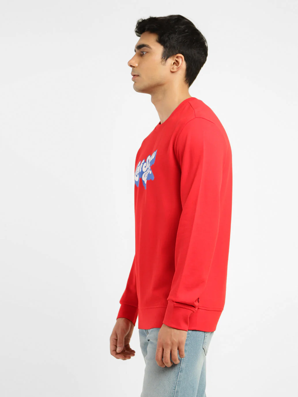 Men's Brand Logo Crew Neck Sweatshirt - Image 4