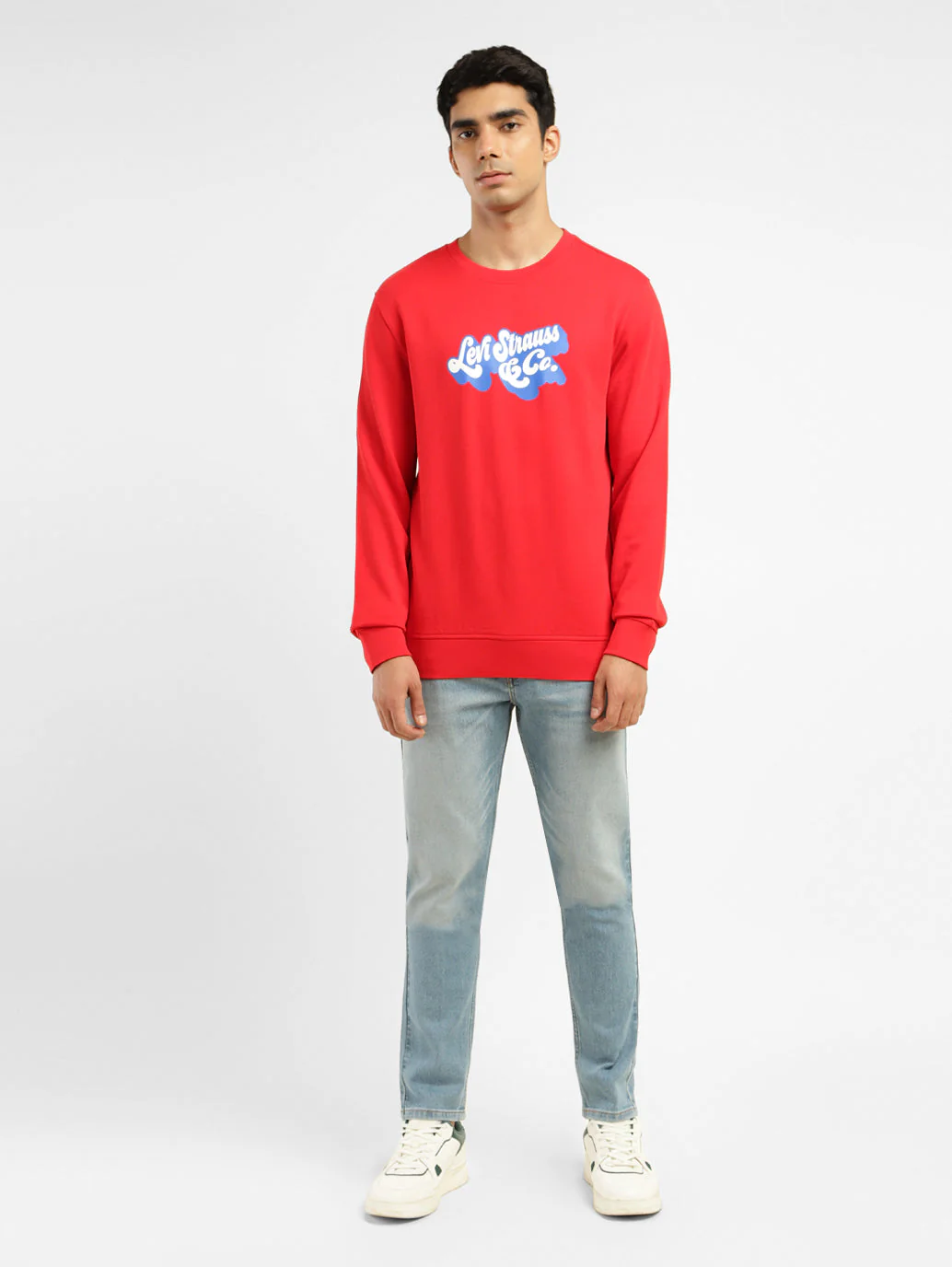 Men's Brand Logo Crew Neck Sweatshirt - Image 6