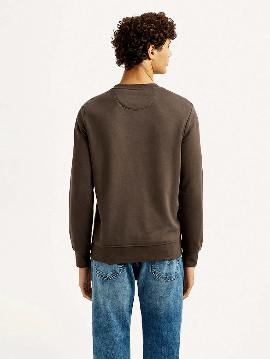 Men's Brand Logo Crew Neck Sweatshirt - Image 2