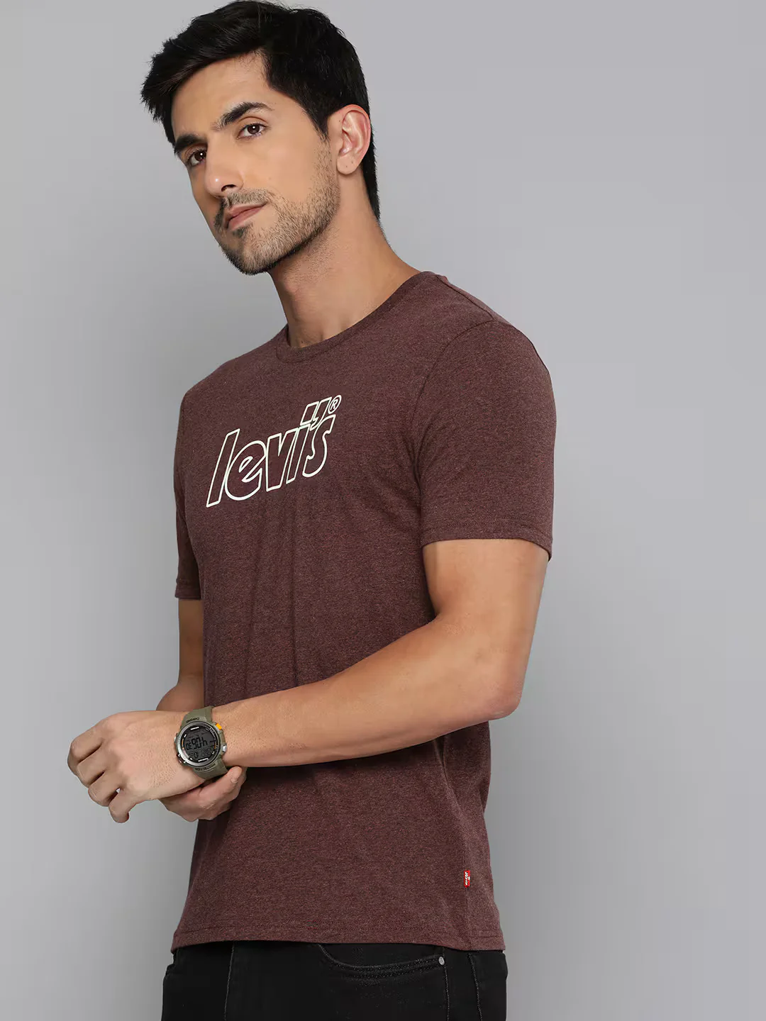 Men's Brand Logo Crew Neck T-Shirt - Image 3