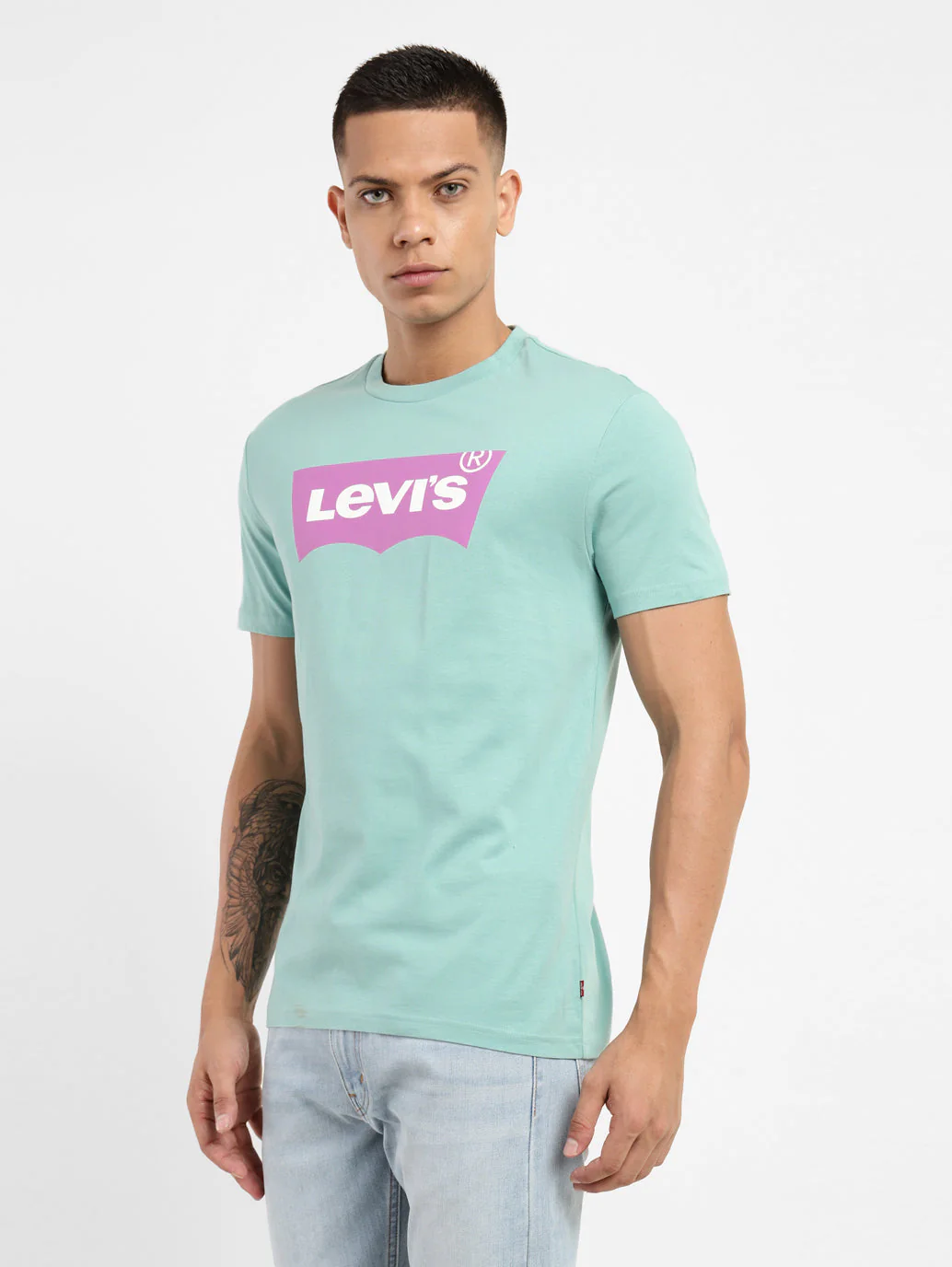 Men's Brand Logo Slim Fit T-shirt - Image 4