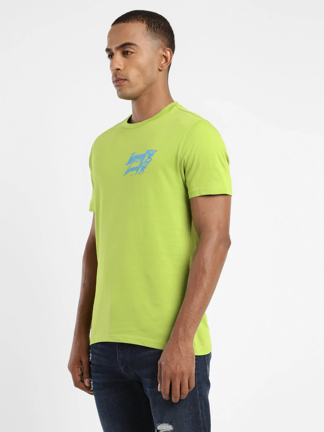 Men's Brand Logo Crew Neck T-shirt - Image 4
