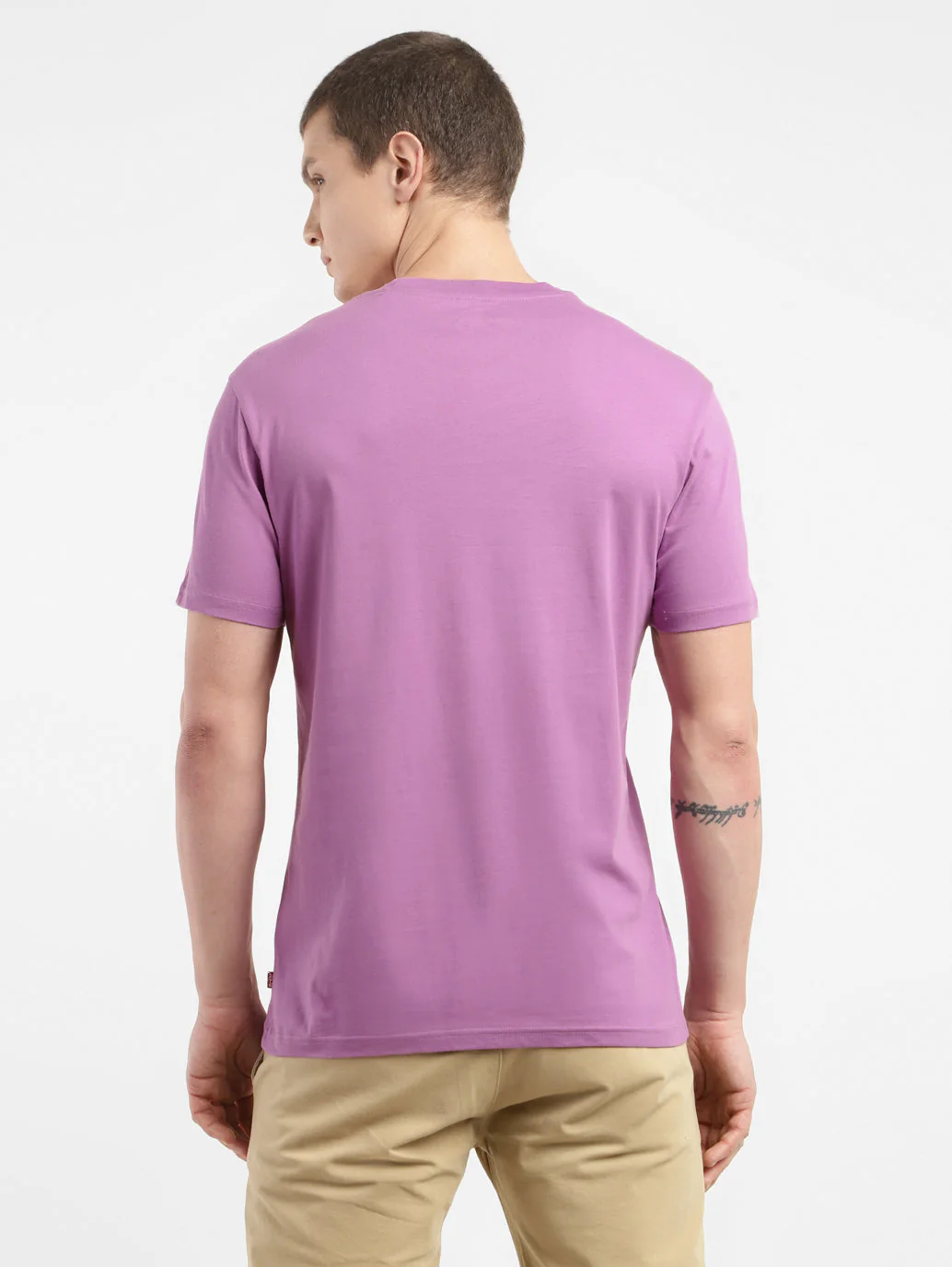 Men's Brand Logo Crew Neck T-shirt - Image 3