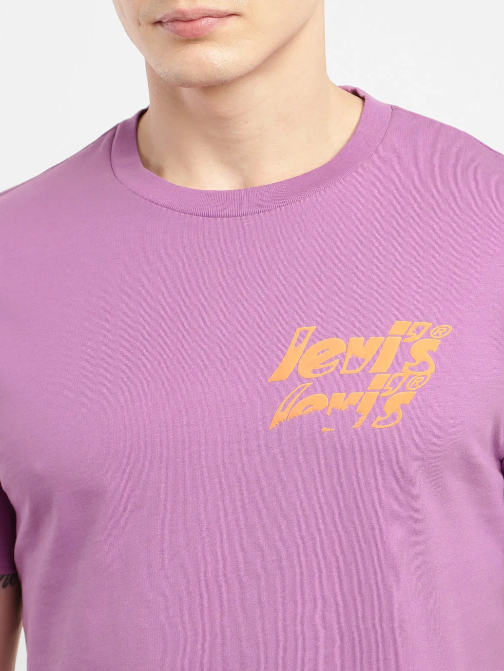 Men's Brand Logo Crew Neck T-shirt - Image 5
