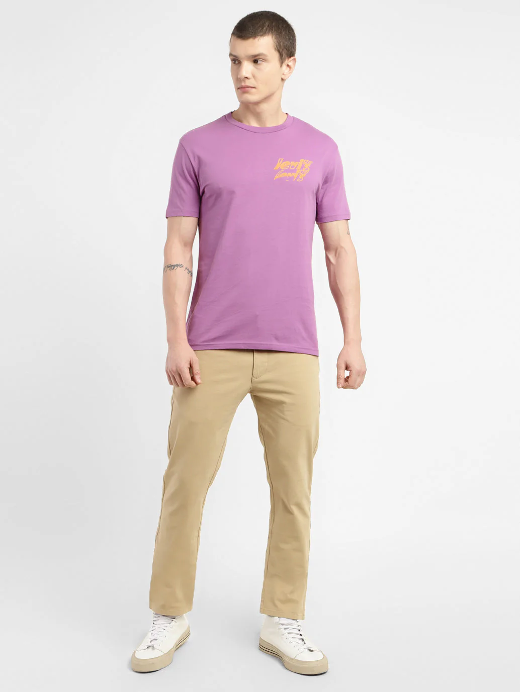 Men's Brand Logo Crew Neck T-shirt - Image 6