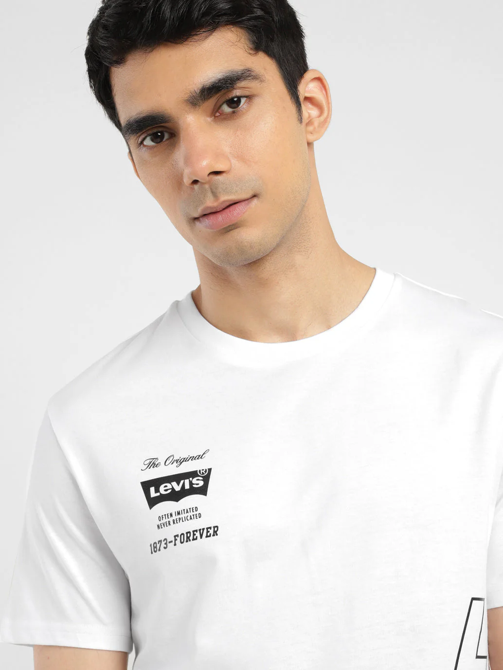 Men's Brand Logo Crew Neck T-shirt - Image 5