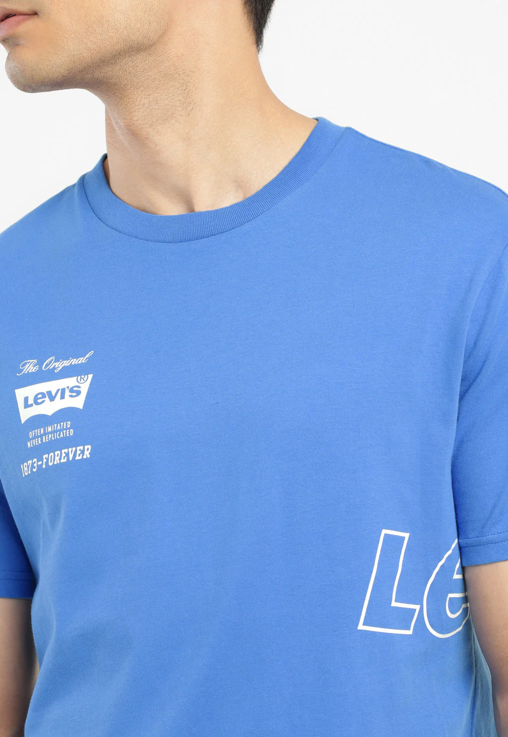 Men's Brand Logo Crew Neck T-shirt - Image 5