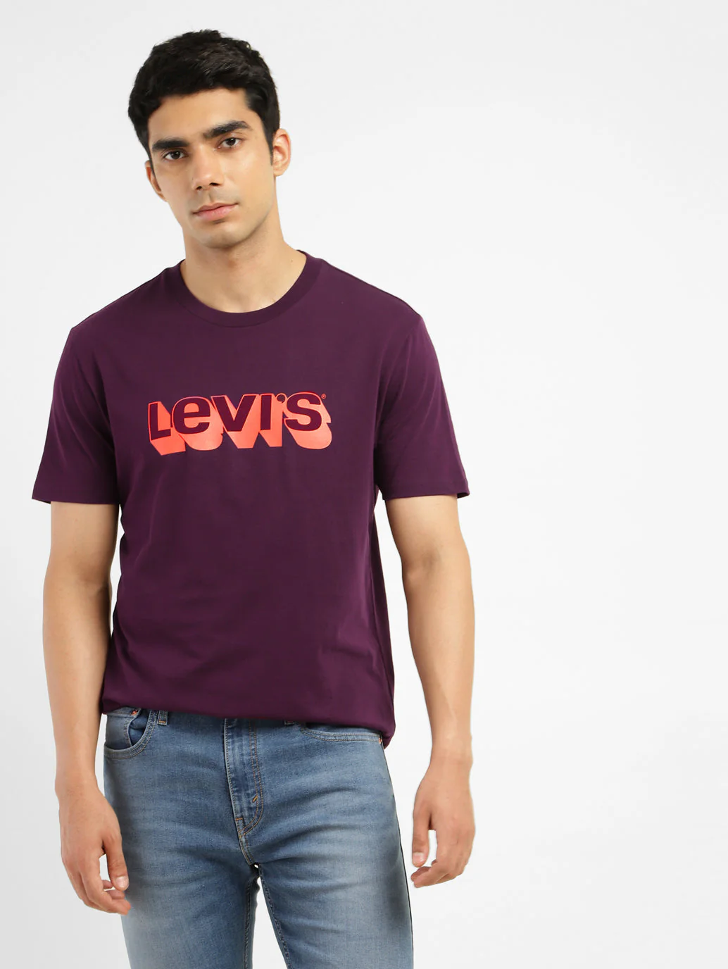 Men's Brand Logo Crew Neck T-shirt - Image 2