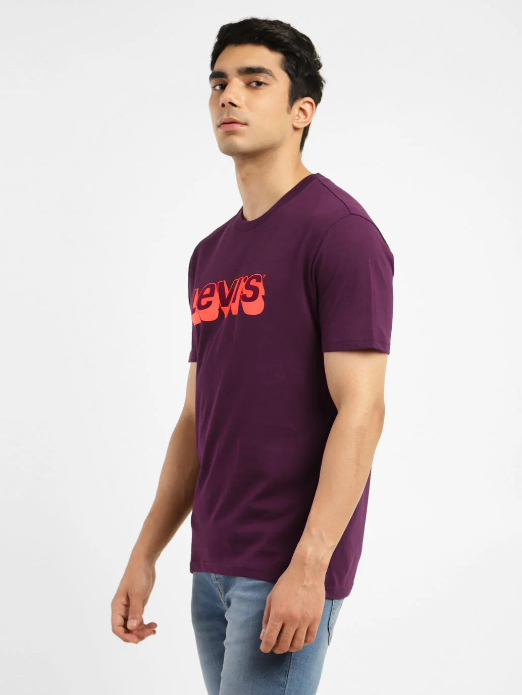 Men's Brand Logo Crew Neck T-shirt - Image 4
