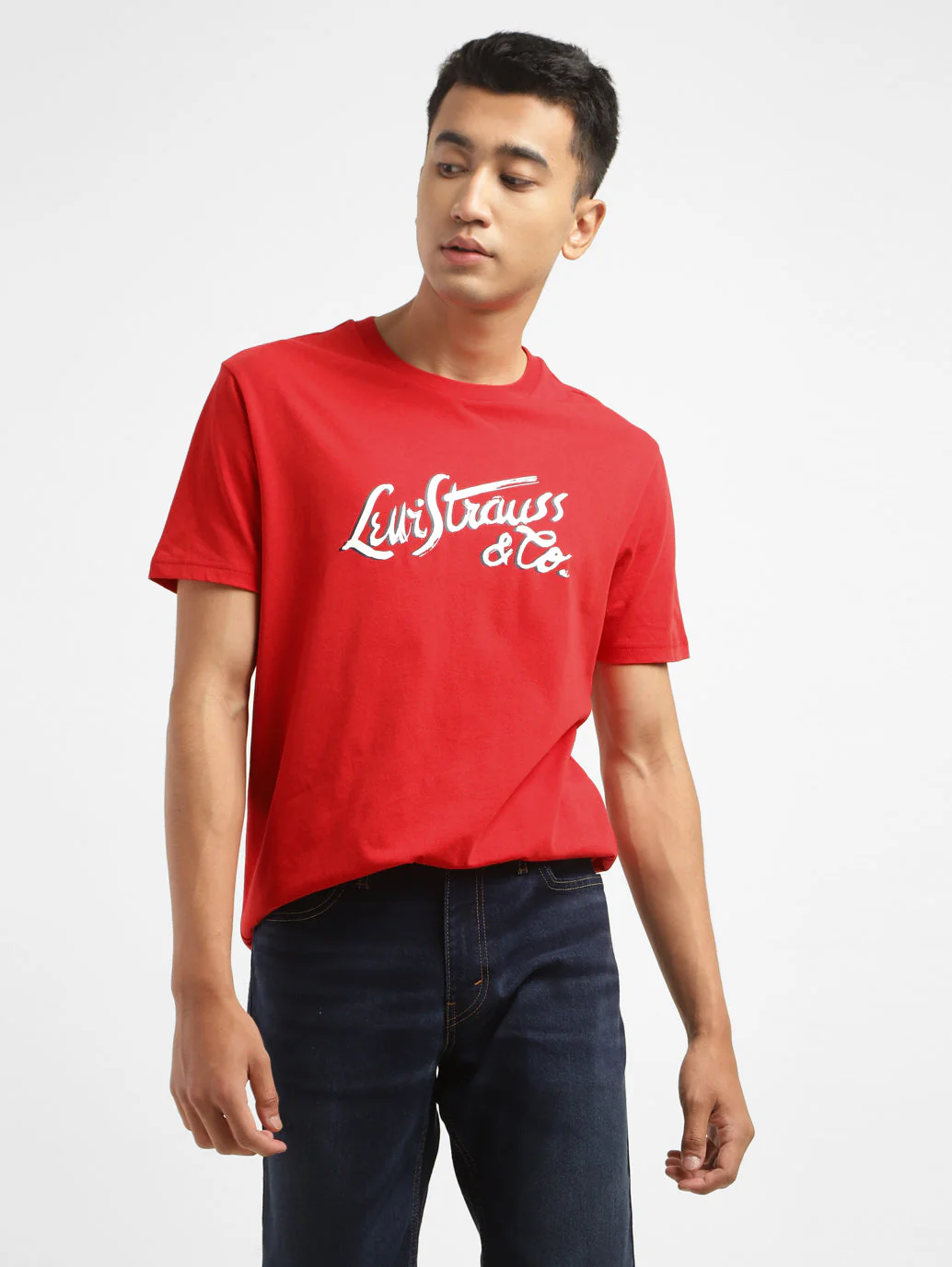 Men's Brand Logo Crew Neck T-shirt - Image 2