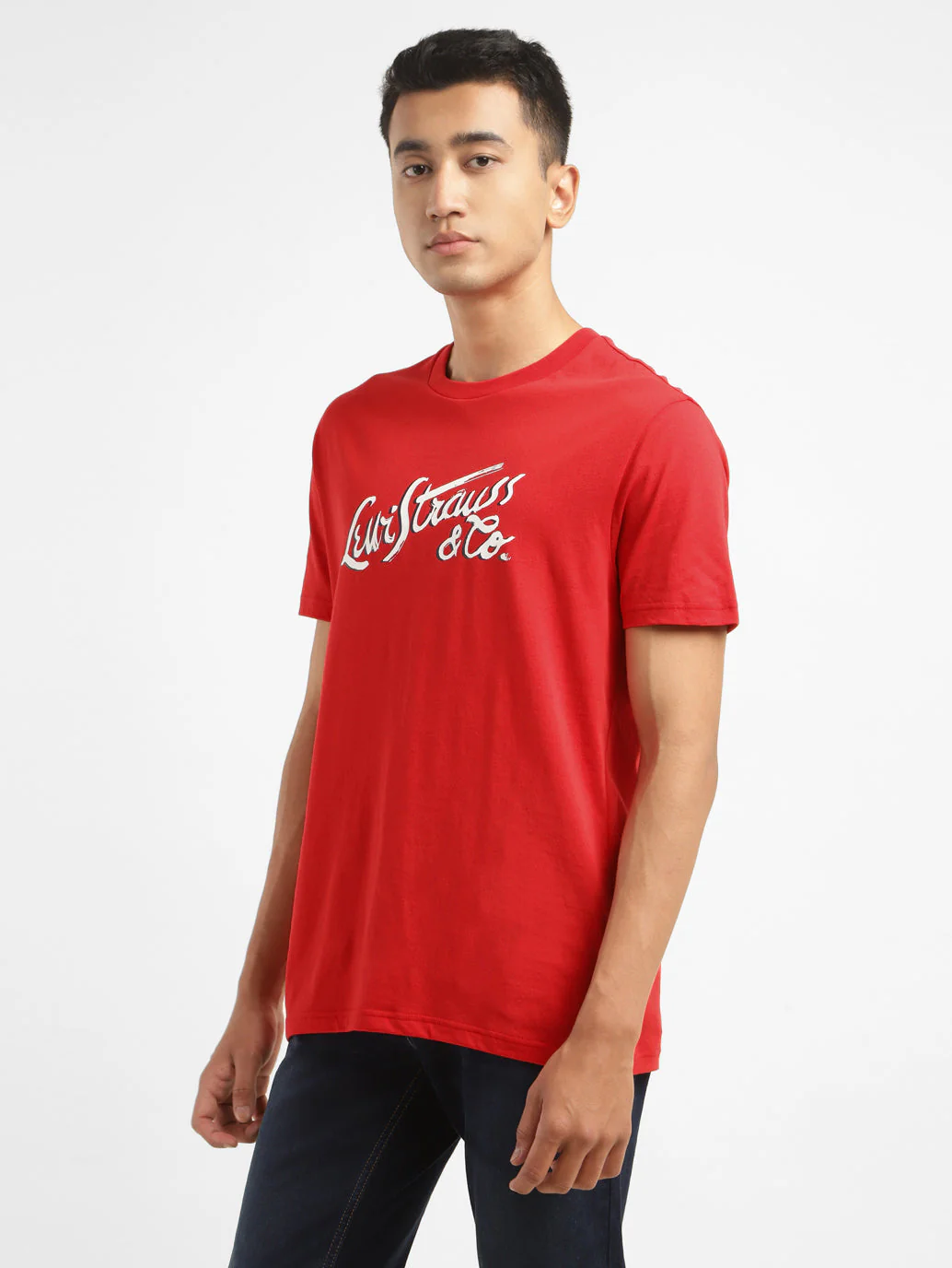 Men's Brand Logo Crew Neck T-shirt - Image 4