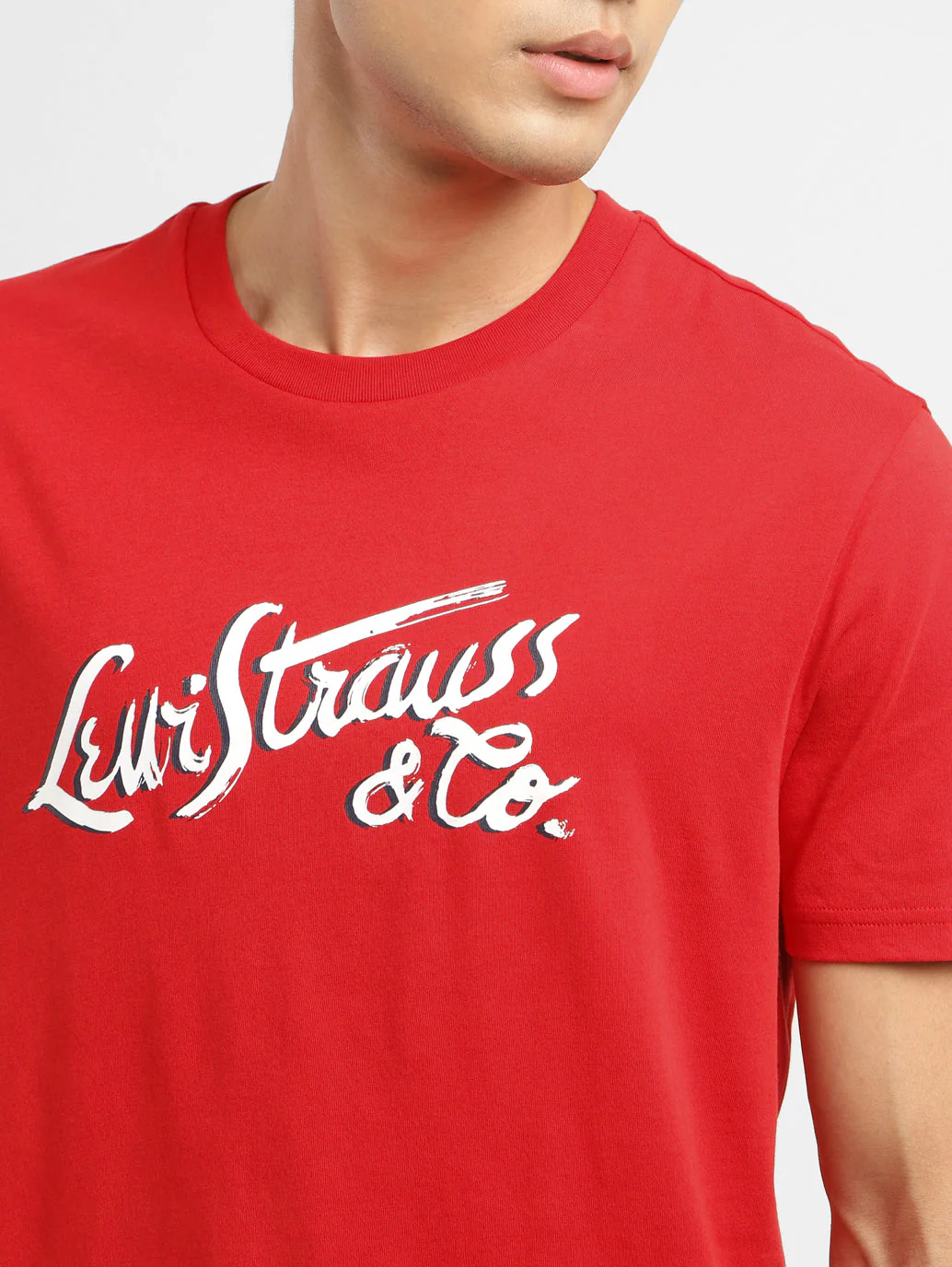 Men's Brand Logo Crew Neck T-shirt - Image 5