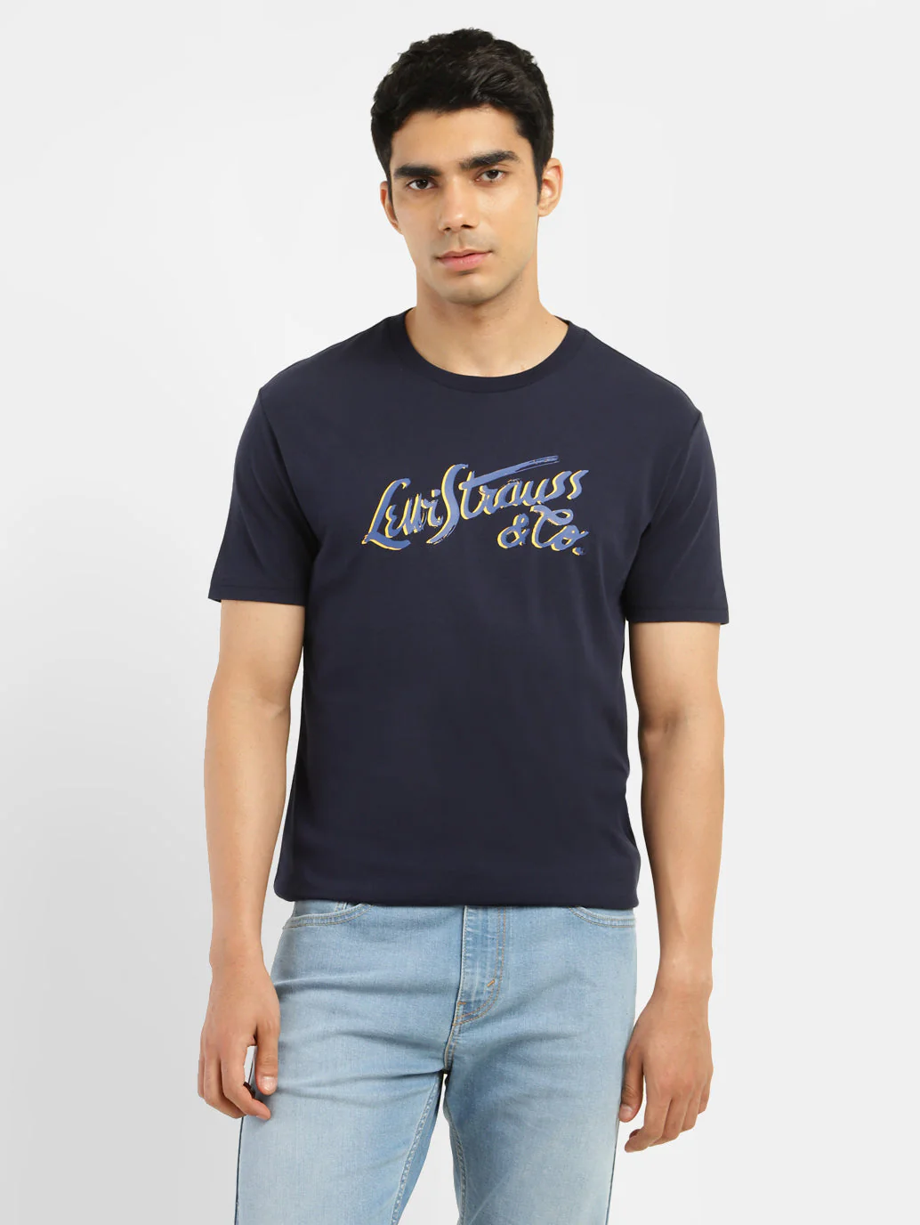 Men's Brand Logo Slim Fit T-shirt - Image 2