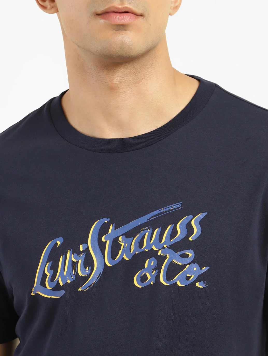 Men's Brand Logo Slim Fit T-shirt - Image 5