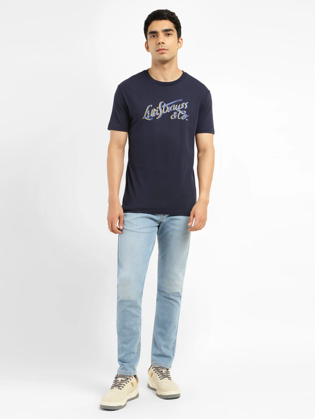 Men's Brand Logo Slim Fit T-shirt - Image 6