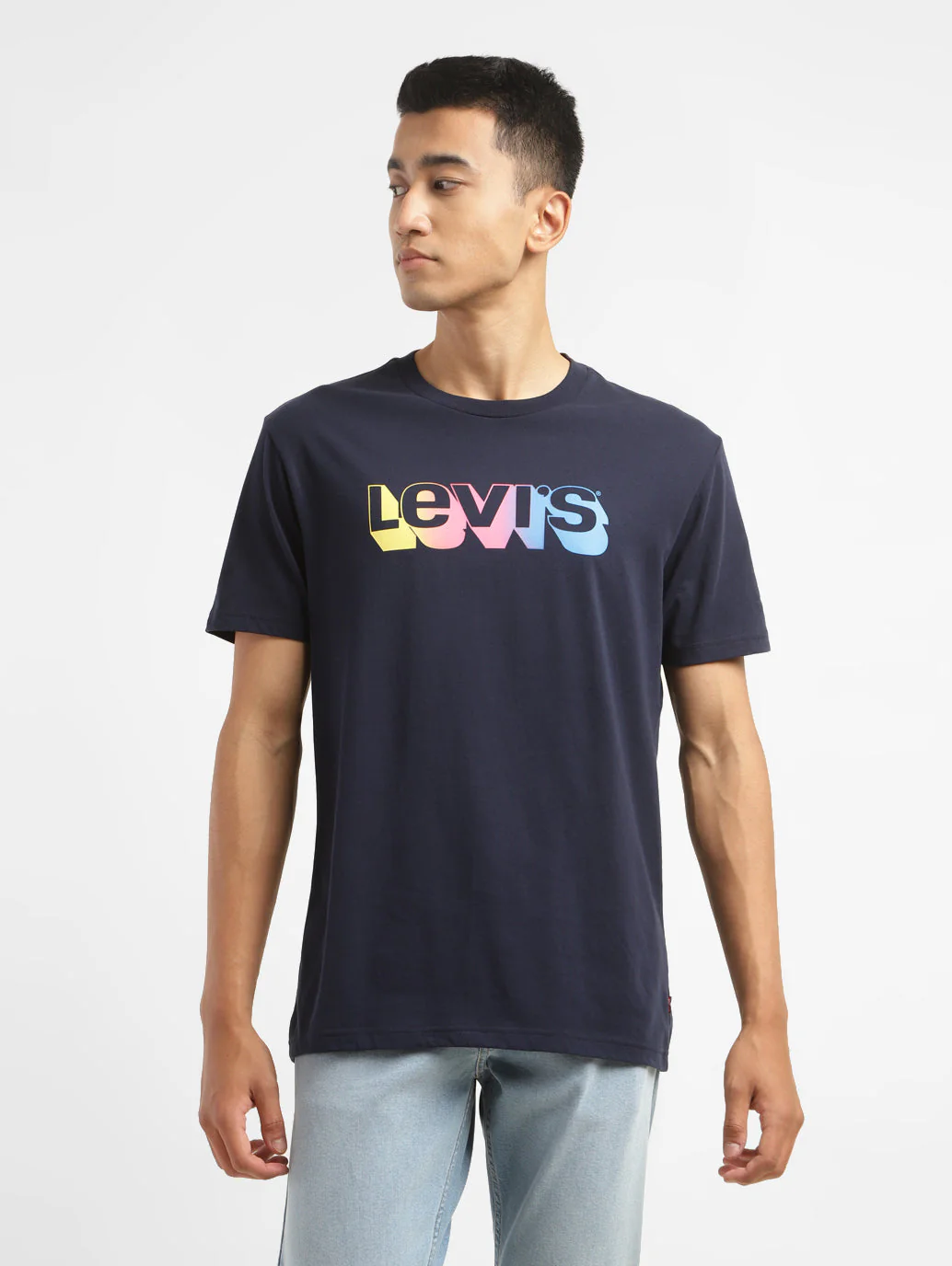 Men's Brand Logo Crew Neck T-shirt