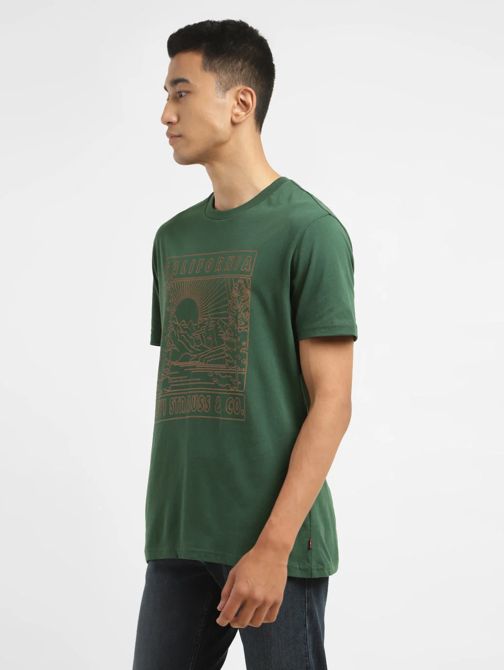 Men's Brand Logo Crew Neck T-shirt - Image 4