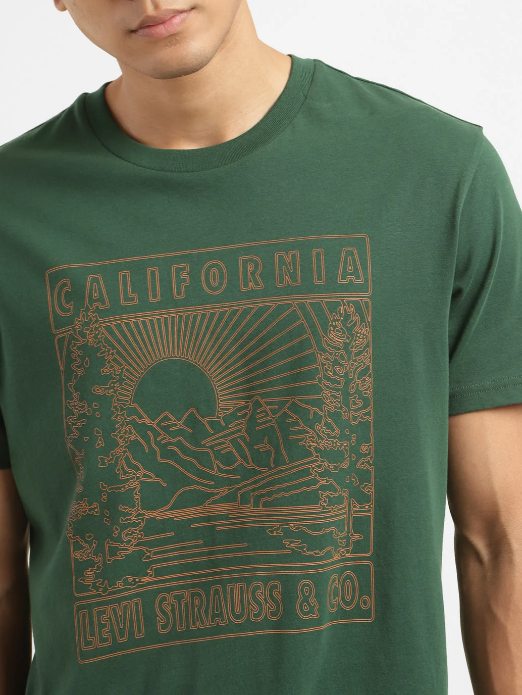 Men's Brand Logo Crew Neck T-shirt - Image 5