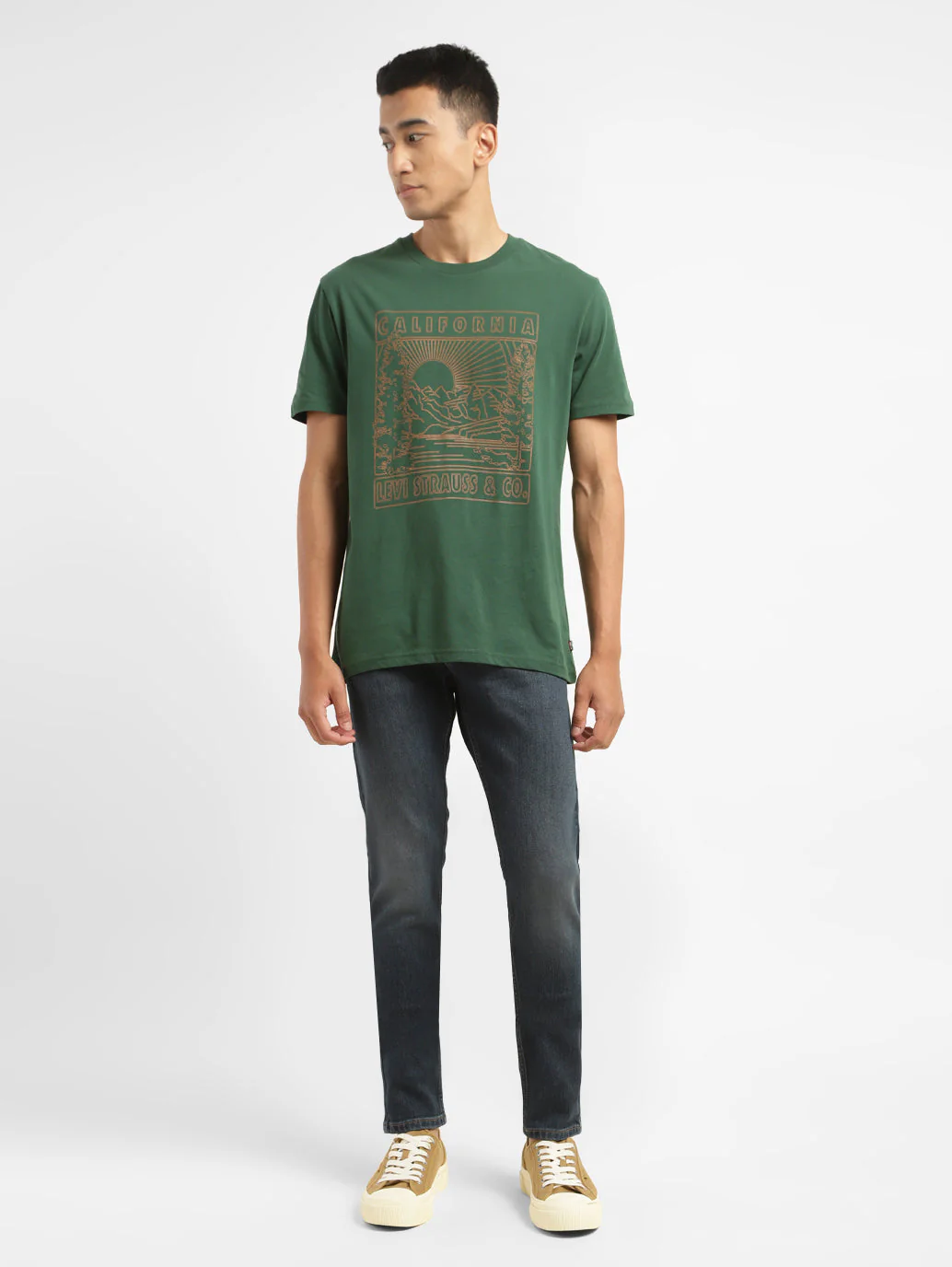 Men's Brand Logo Crew Neck T-shirt - Image 6