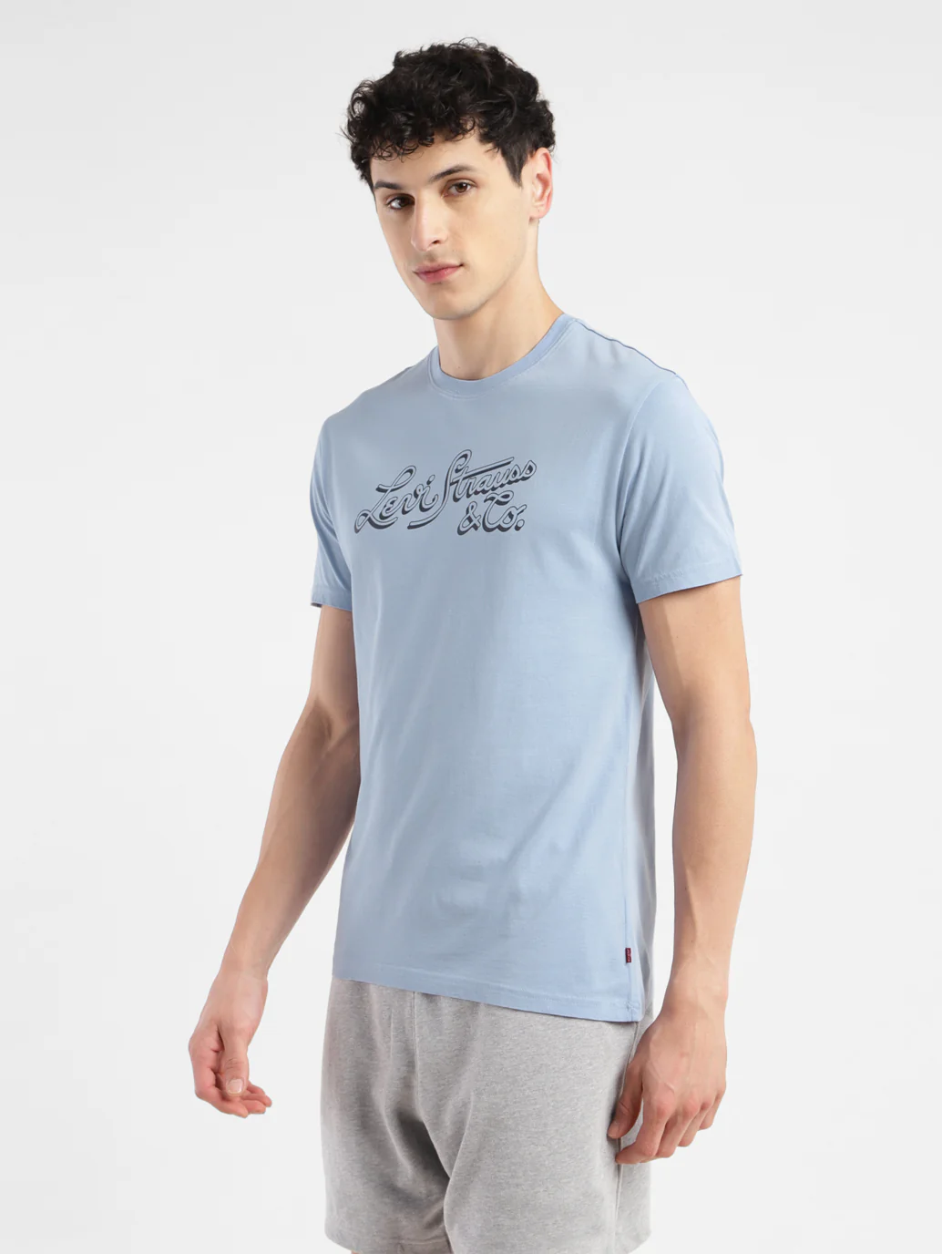 Men's Brand Logo Crew Neck T-shirt - Image 4