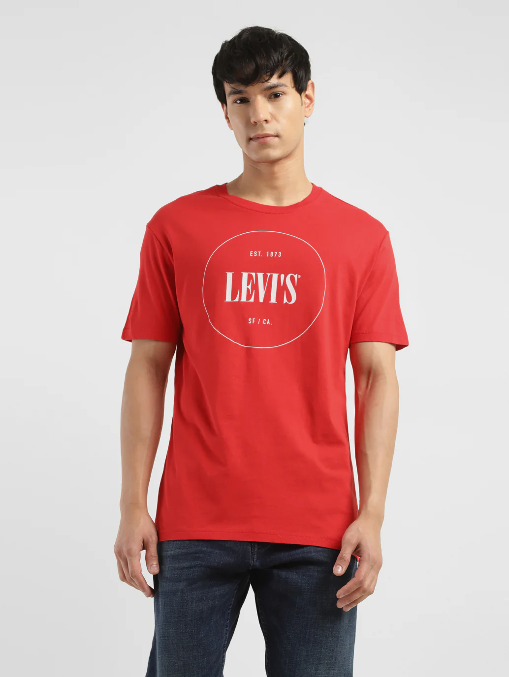 Men's Brand Logo Crew Neck T-shirt - Image 2