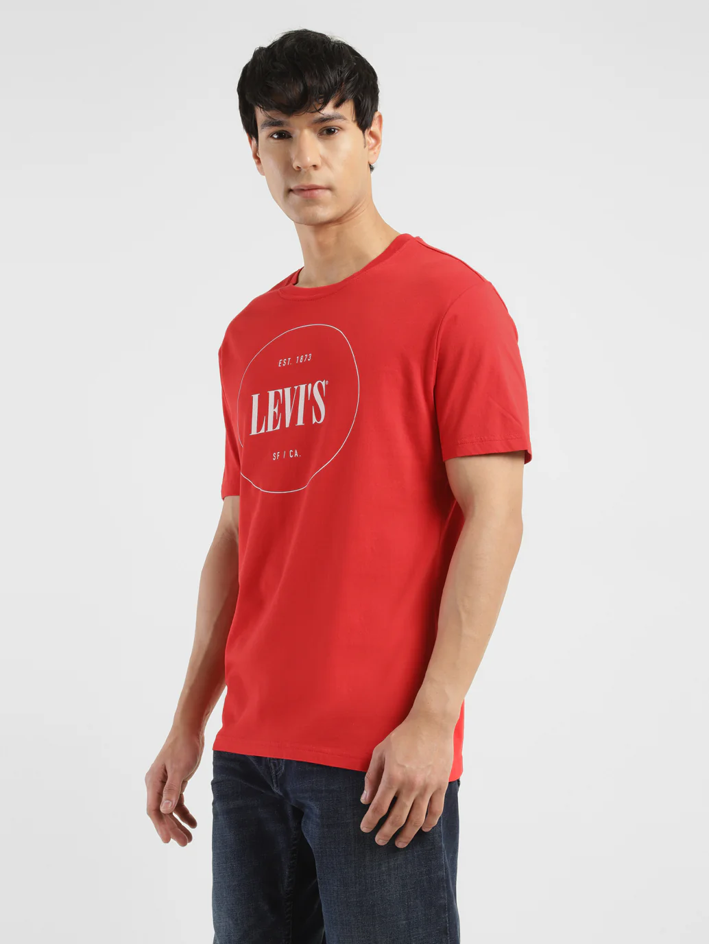 Men's Brand Logo Crew Neck T-shirt - Image 4
