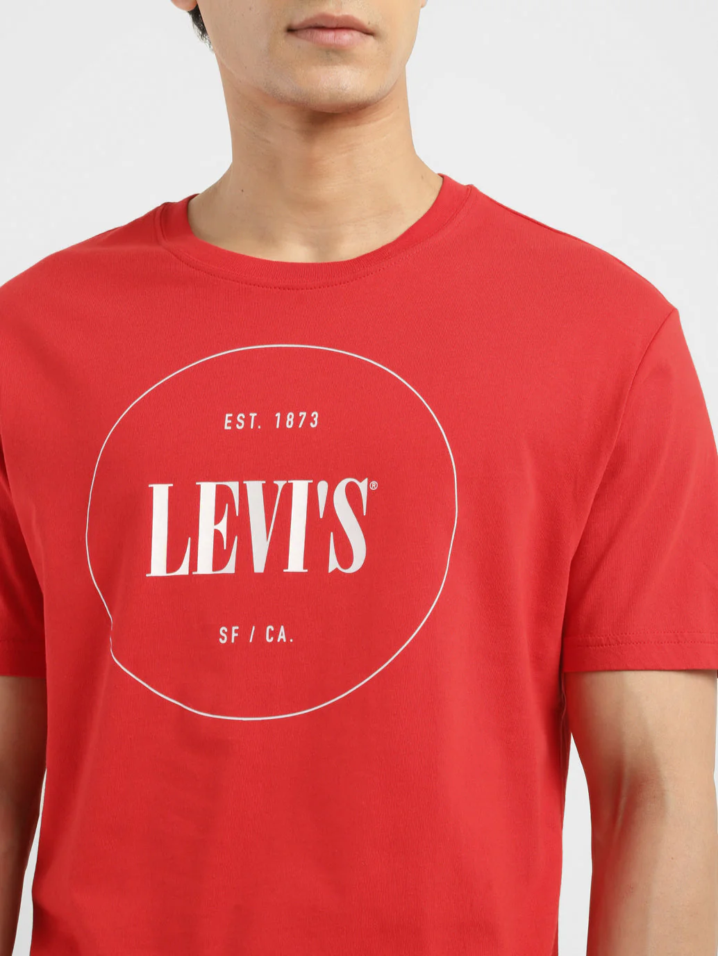 Men's Brand Logo Crew Neck T-shirt - Image 5