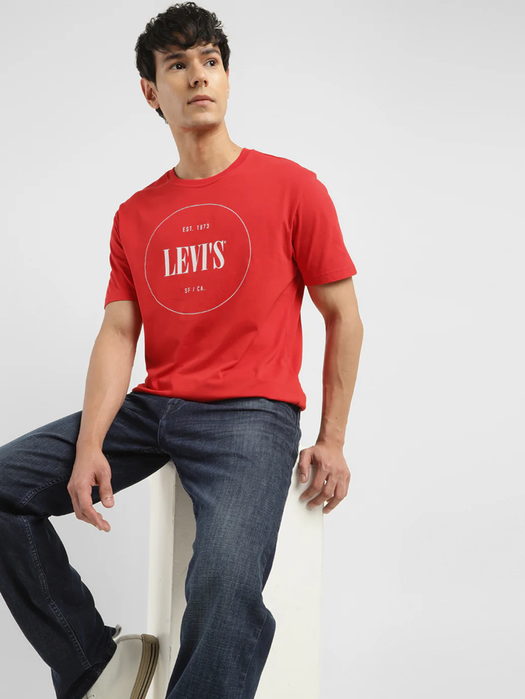 Men's Brand Logo Crew Neck T-shirt - Image 9