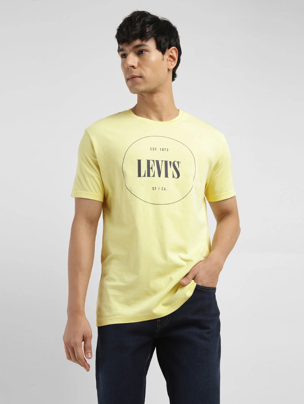 Men's Brand Logo Crew Neck T-shirt - Image 2