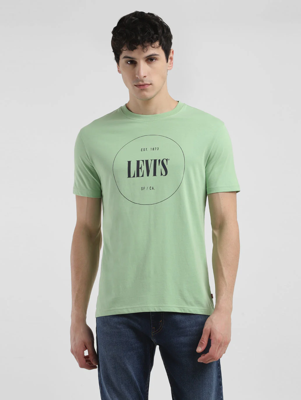 Men's Brand Logo Crew Neck T-shirt - Image 2