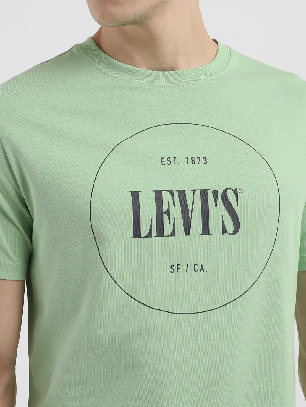 Men's Brand Logo Crew Neck T-shirt - Image 5