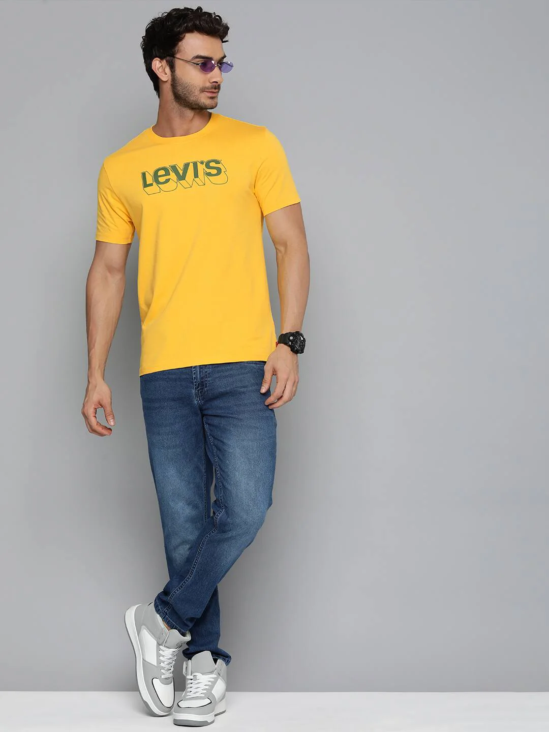 Men's Brand Logo Crew Neck T-shirt - Image 4