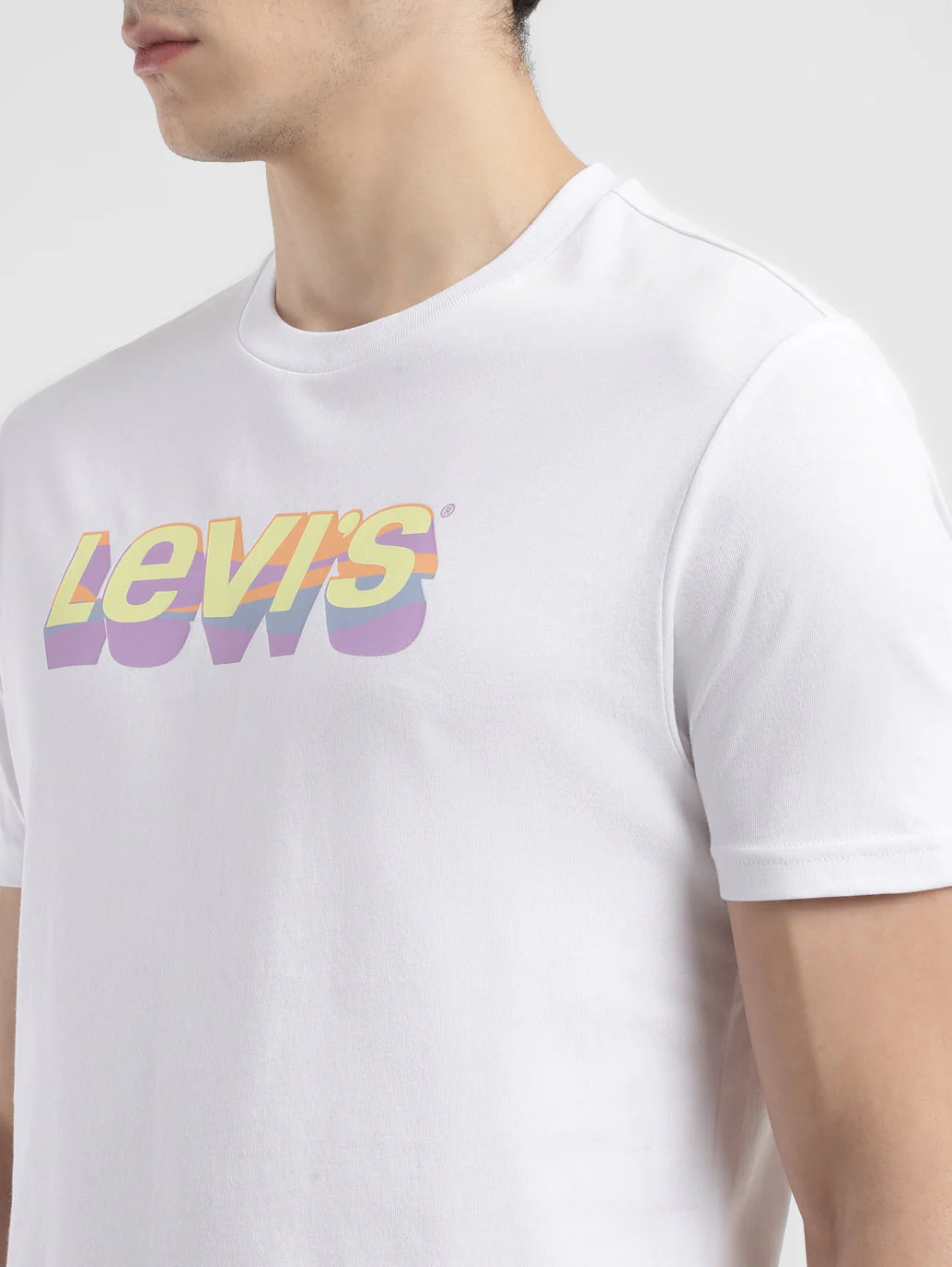 Men's Brand Logo Crew Neck T-shirt - Image 5