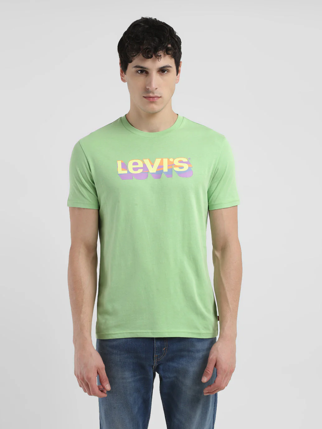 Men's Brand Logo Crew Neck T-shirt - Image 2