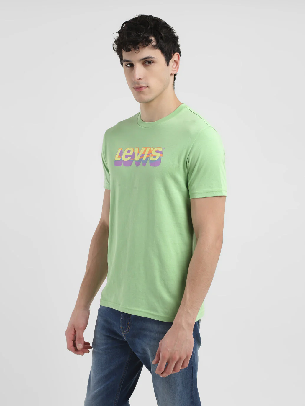 Men's Brand Logo Crew Neck T-shirt - Image 4