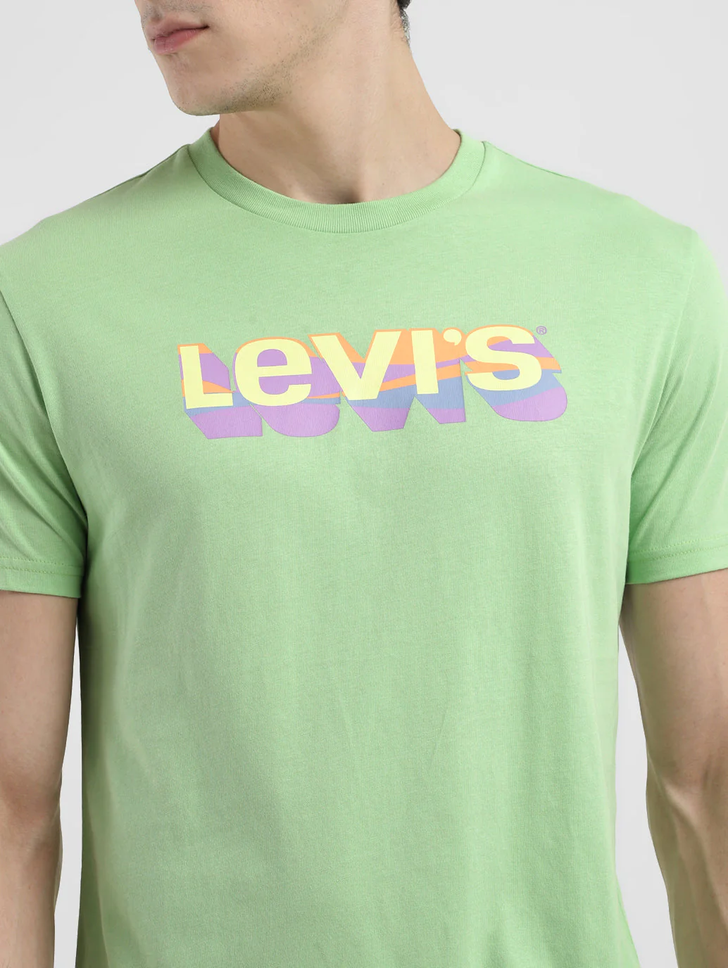 Men's Brand Logo Crew Neck T-shirt - Image 5