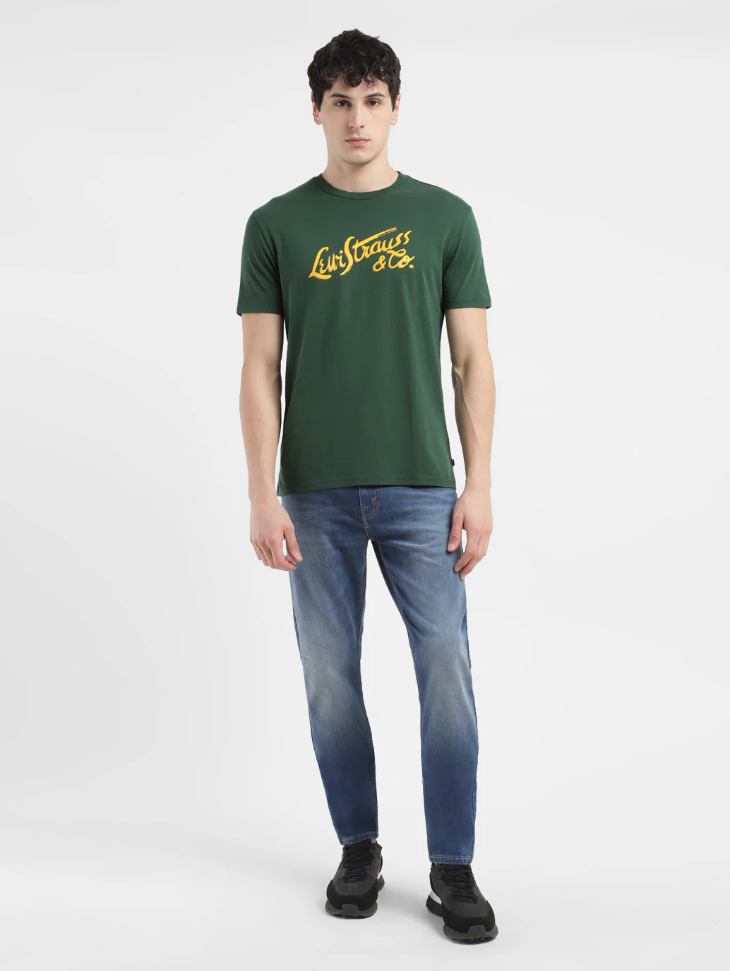 Men's Brand Logo Crew Neck T-shirt - Image 6