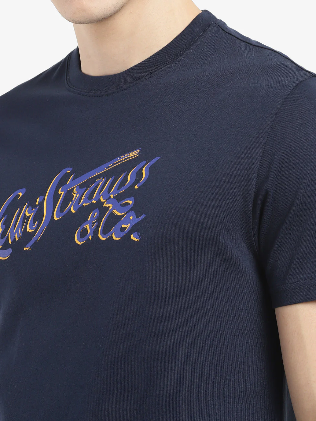 Men's Brand Logo Crew Neck T-shirt - Image 5