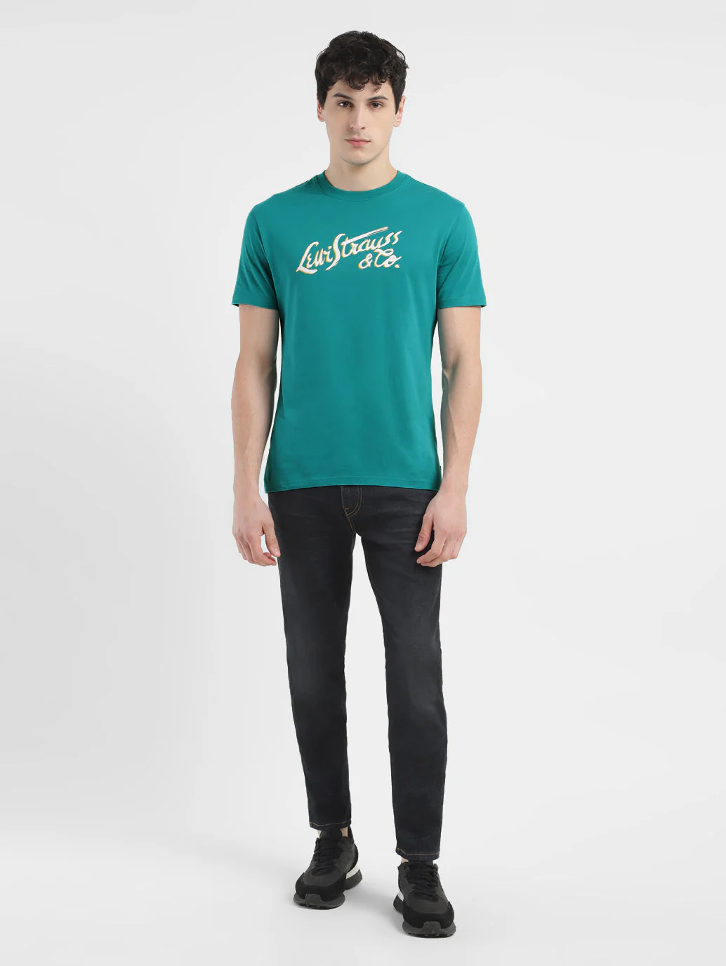 Men's Brand Logo Crew Neck T-shirt - Image 6