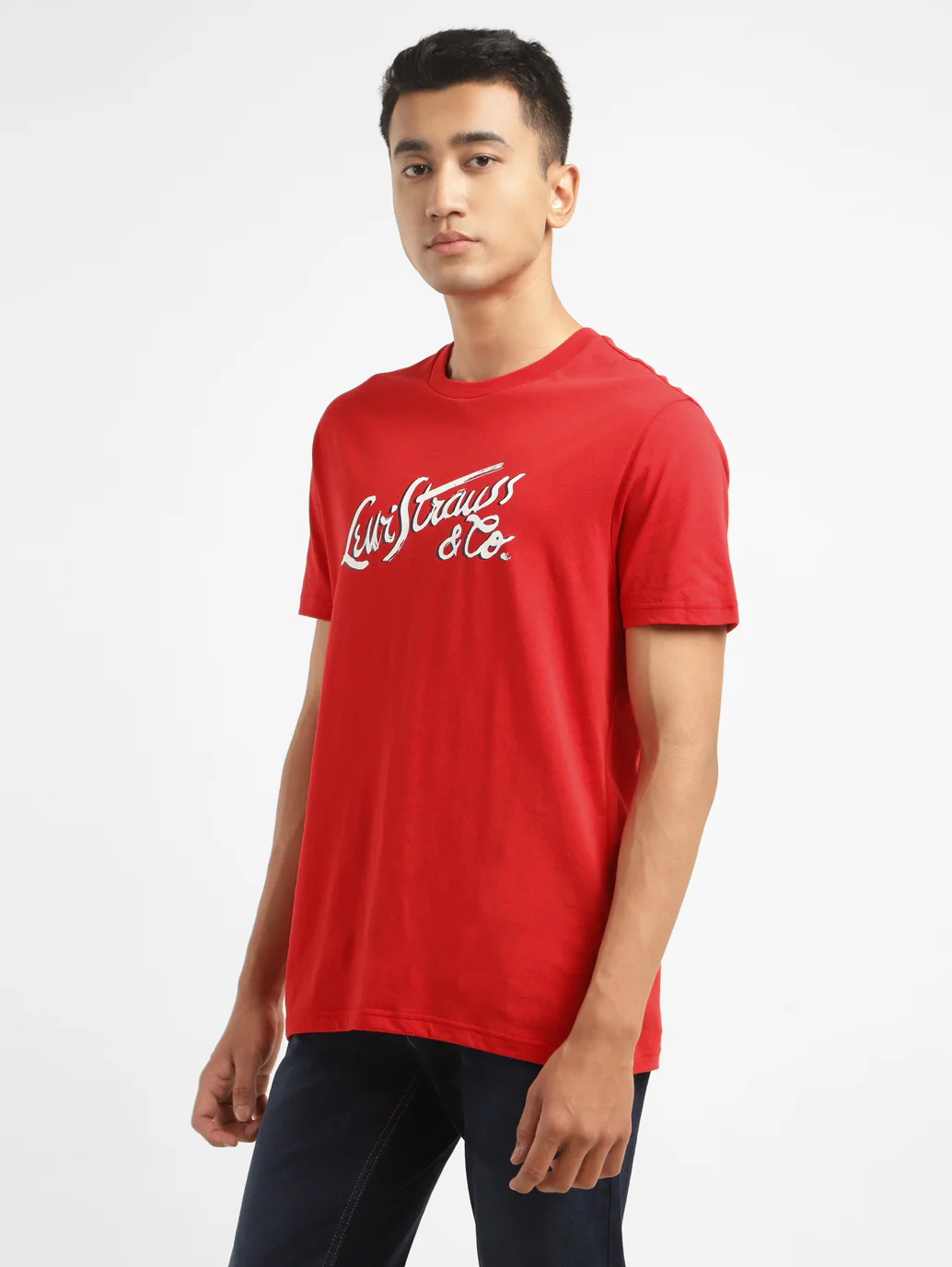 Men's Brand Logo Crew Neck T-shirt - Image 4