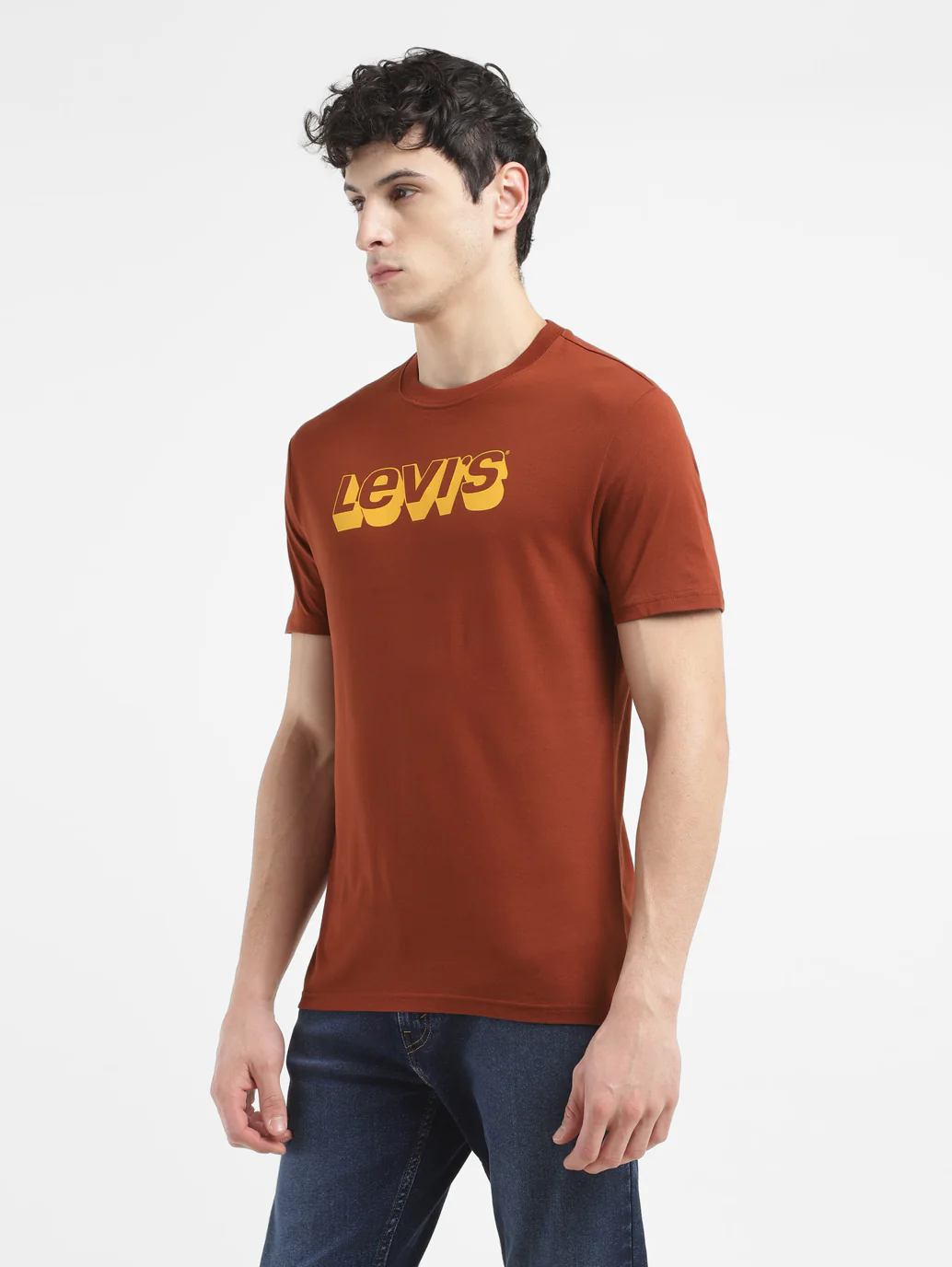 Men's Brand Logo Crew Neck T-Shirt - Image 4