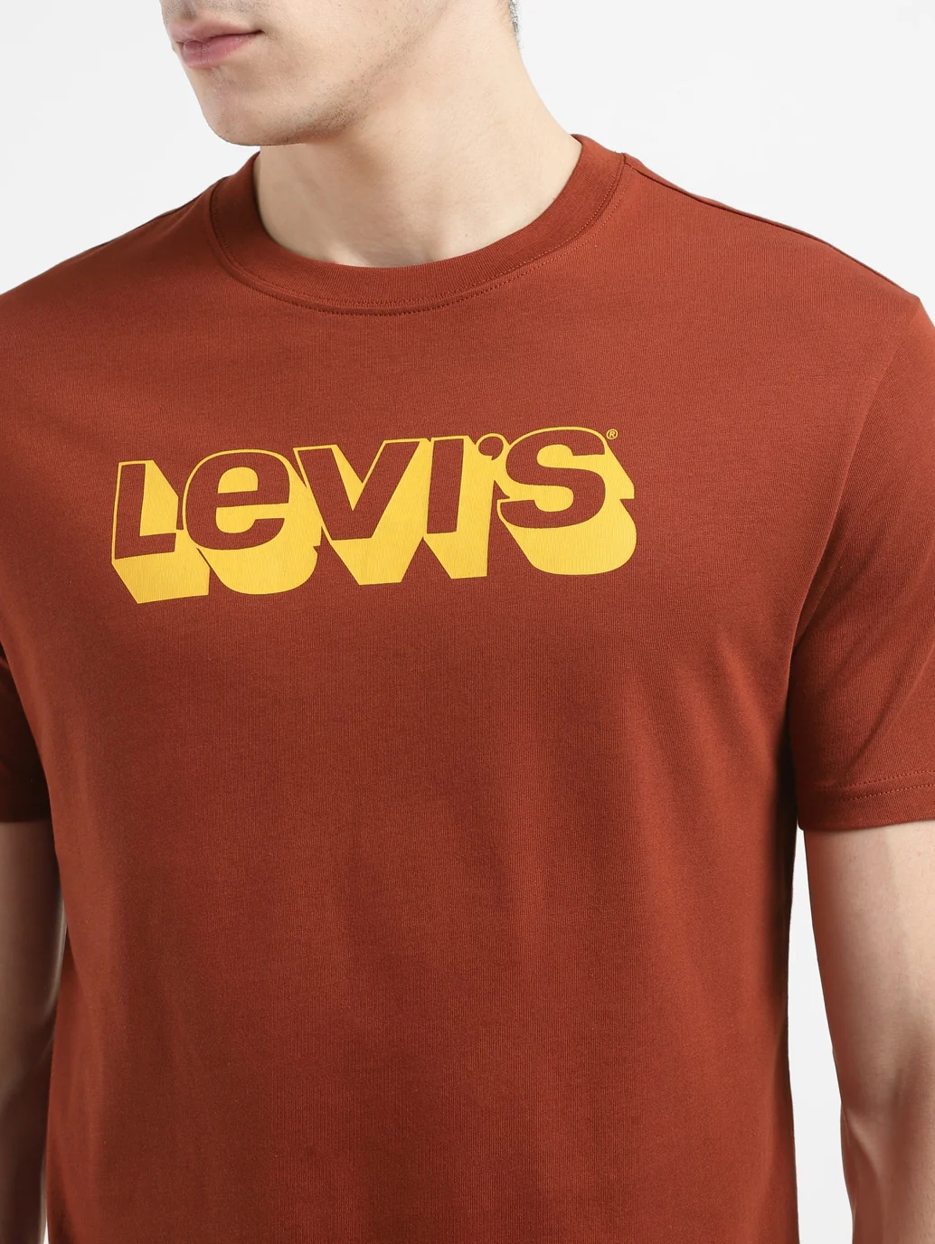 Men's Brand Logo Crew Neck T-Shirt - Image 5
