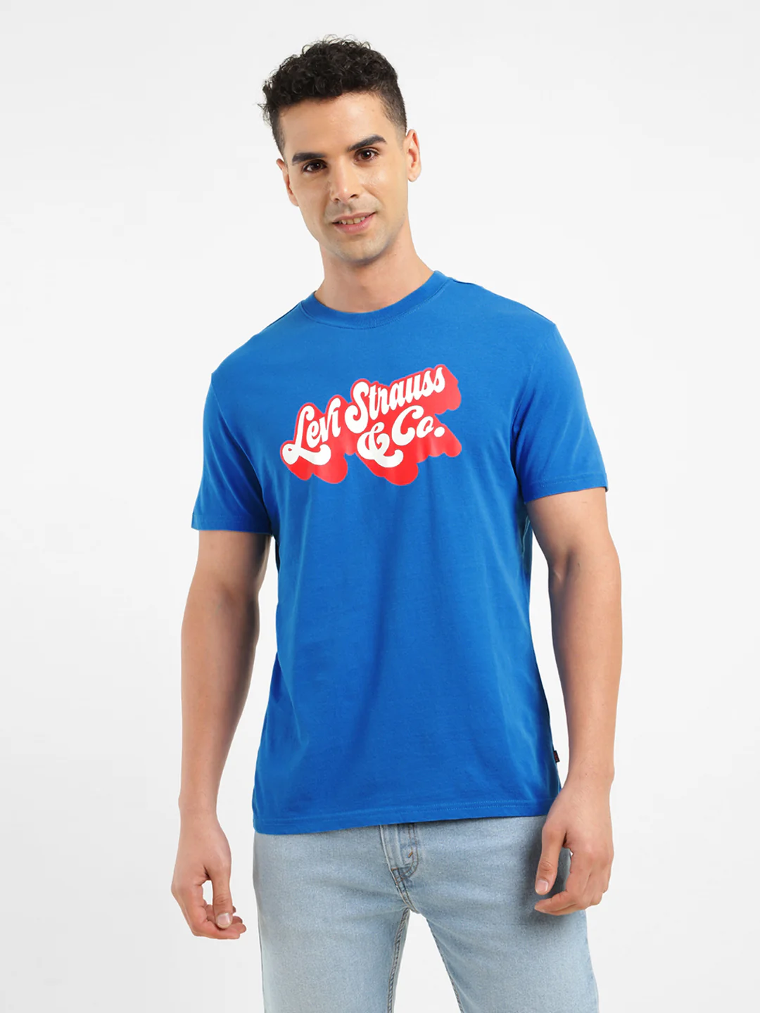 Men's Brand Logo Crew Neck T-Shirt - Image 2