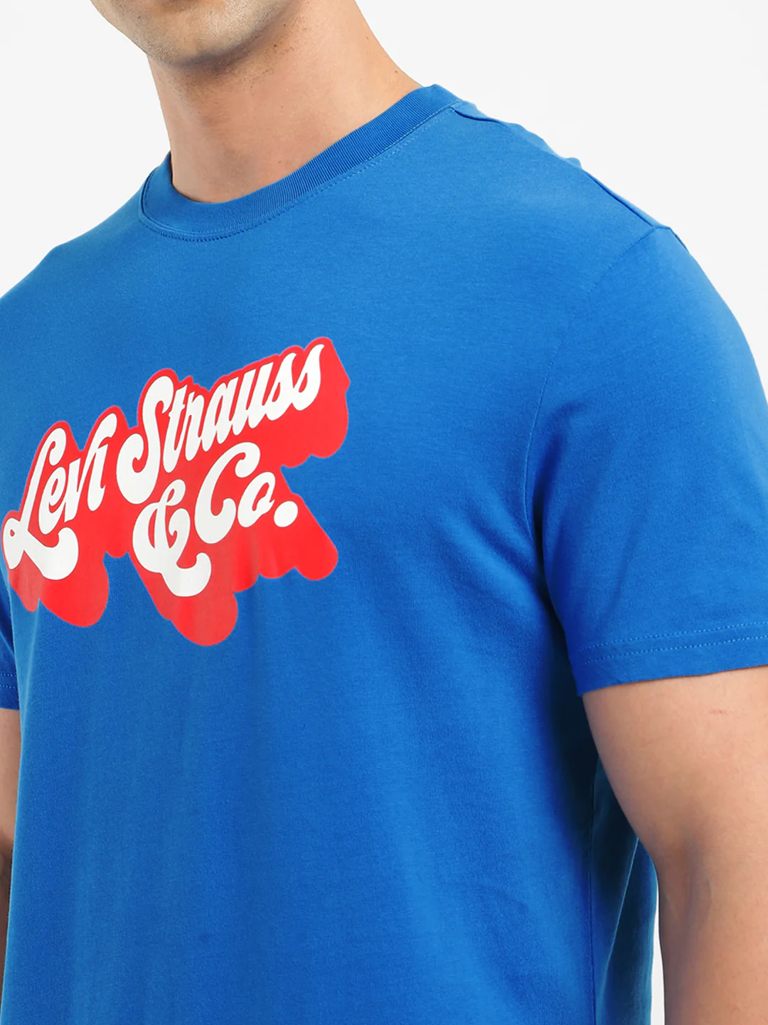 Men's Brand Logo Crew Neck T-Shirt - Image 4