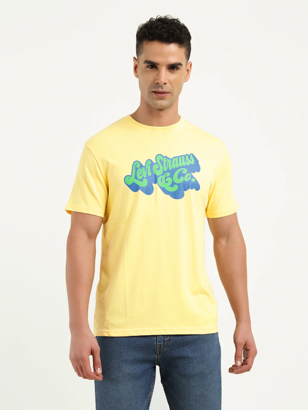 Men's Brand Logo Crew Neck T-Shirt - Image 2