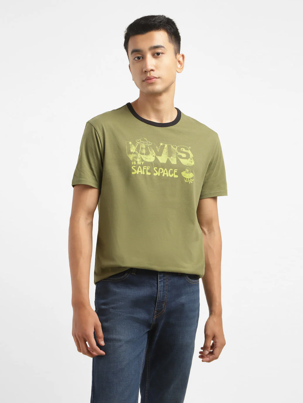 Men's Brand Logo Crew Neck T-shirt - Image 2